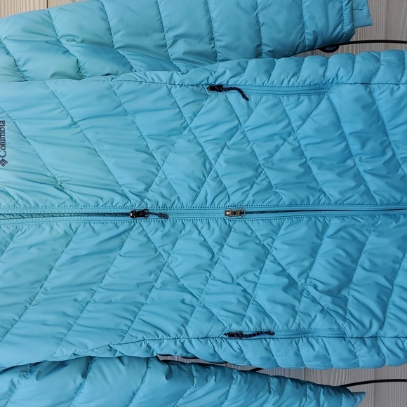 Columbia Women's Heavenly Long Hooded puffer jacket size XL EUC Omni Heat 😍 - Picture 5 of 16